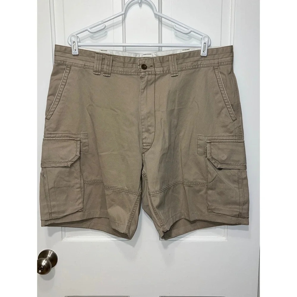 Polo Ralph Lauren Mens 40 Tan Khaki Classic Polo Chino Cotton Cargo Shorts